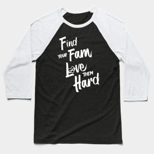 Find Your Fam - Polyamory Infinity Heart Baseball T-Shirt